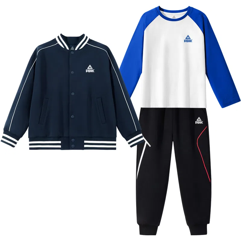 Костюм спортивный PEAK Navy Blue/PK Logo White
