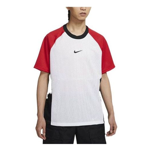 

Футболка Men's Nike Contrast Color Stitching Round Neck Pullover Short Sleeve Colorblock T-Shirt CU4122-100