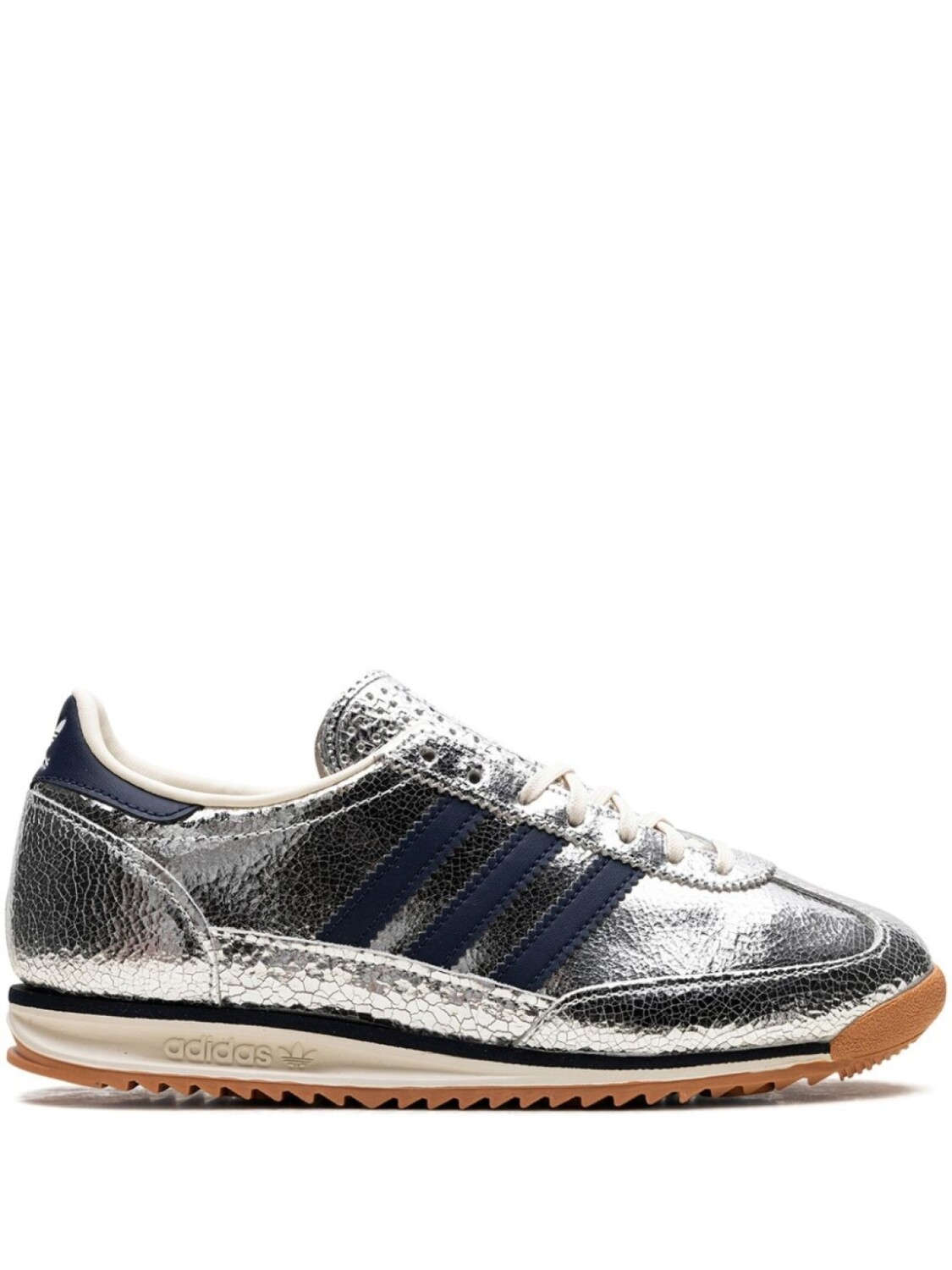 Кроссовки Adidas SL 72 "Silver Metallic/Collegiate Navy", серебряный