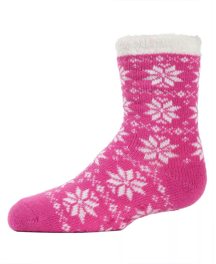 

Детские уютные носки Snowflake MeMoi, фиолетовый
