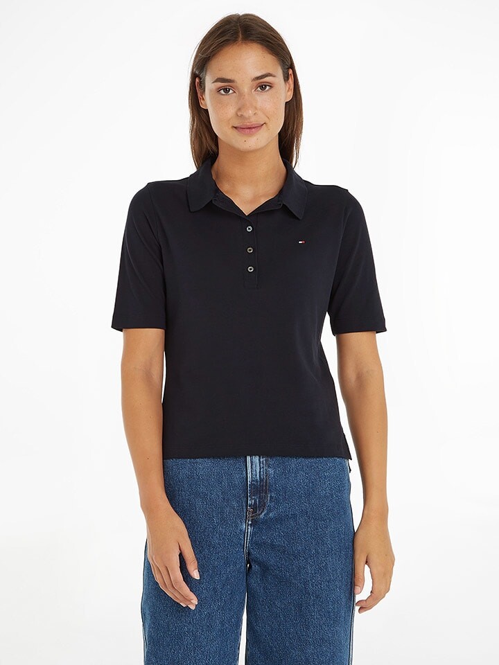 

Поло Tommy Hilfiger, темно-синий