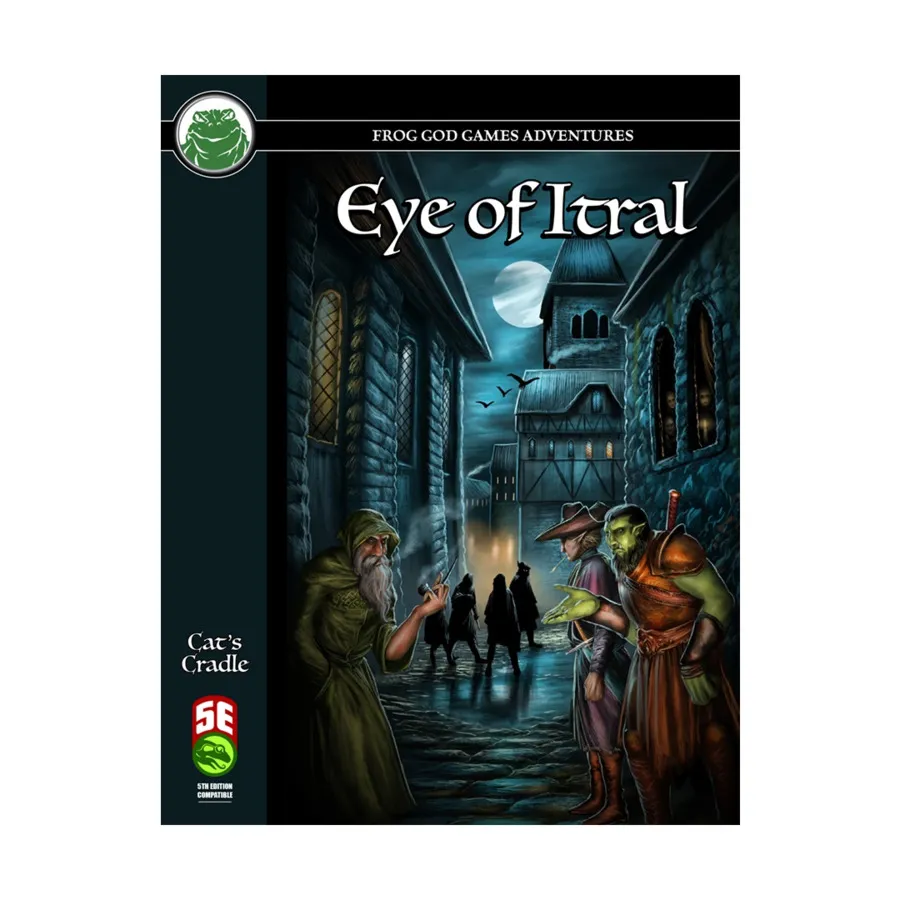 

Модуль Cat's Cradle - Eye of Itral (5E), D&D 5e Adventures, Sourcebooks & Supplements (Frog God Games)