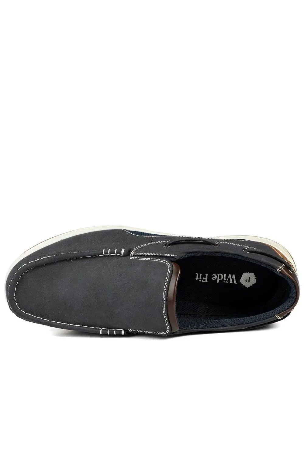 Повседневные туфли slip-on широкой полноты Pavers, темно-синий — фото 4