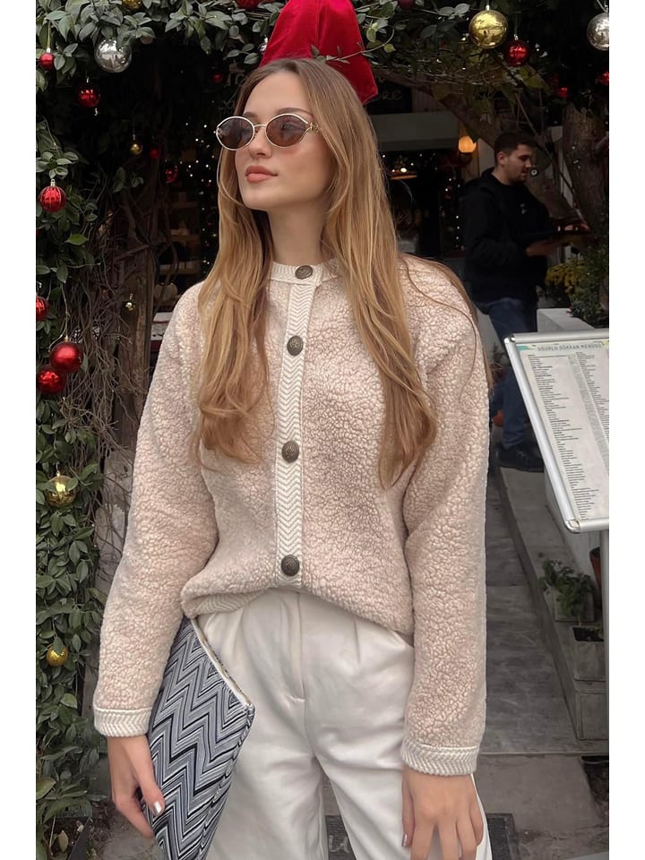 

Happiness Istanbul Бежевый кардиган