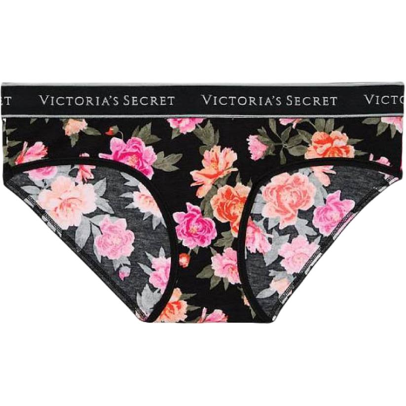 

Victoria's Secret Женские трусы 1 упаковка Black Floral Print