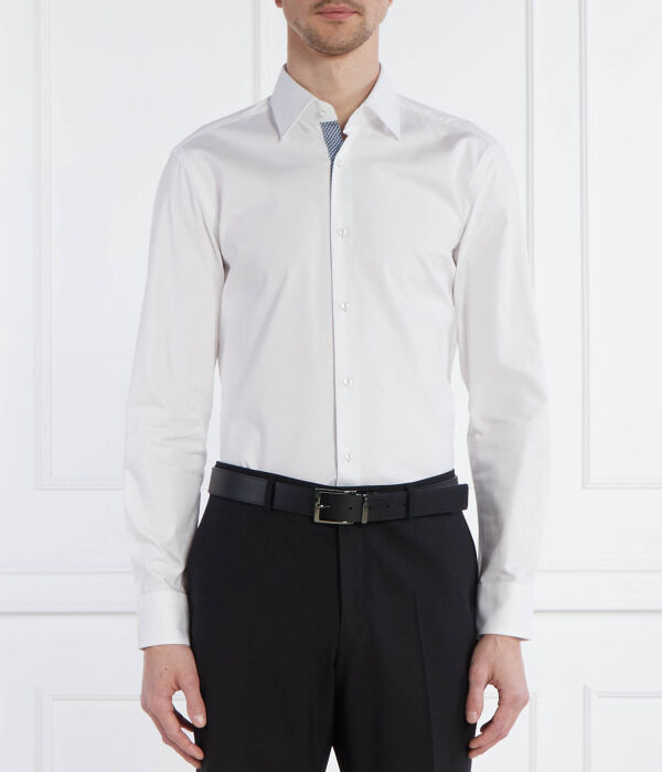 

Рубашка мужская Boss H-hank Slim Fit, белый
