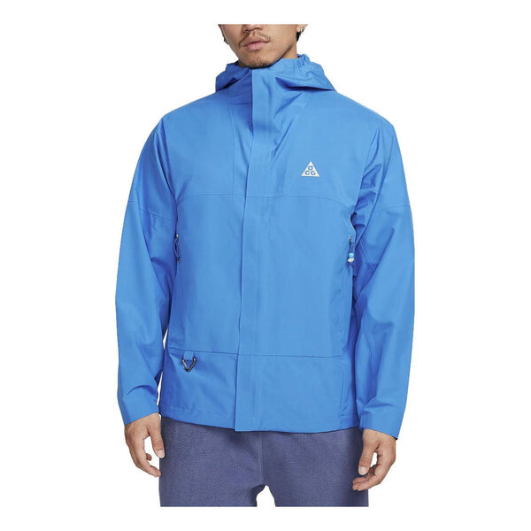 

Куртка Nike Acg Sf Cascade Rain Hoodie Jacket 'Blue', синий