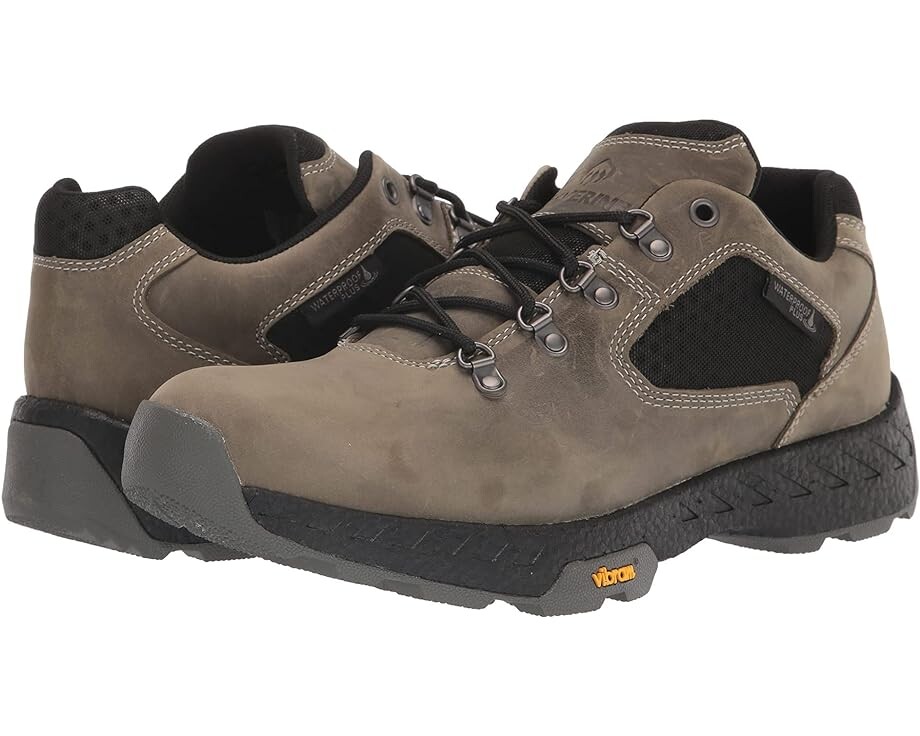 

Походные ботинки Wolverine Heritage Guide Ultraspring Low Waterproof Hiker, цвет Charcoal Grey