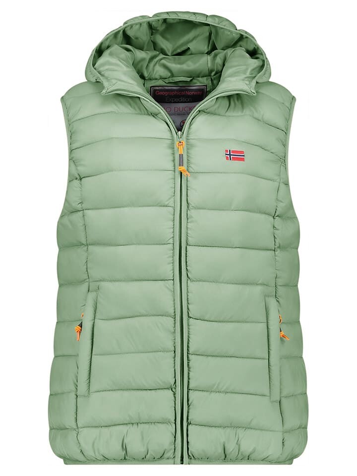 

Стеганый жилет Geographical Norway Steppweste Vatikolor, светло-зеленый