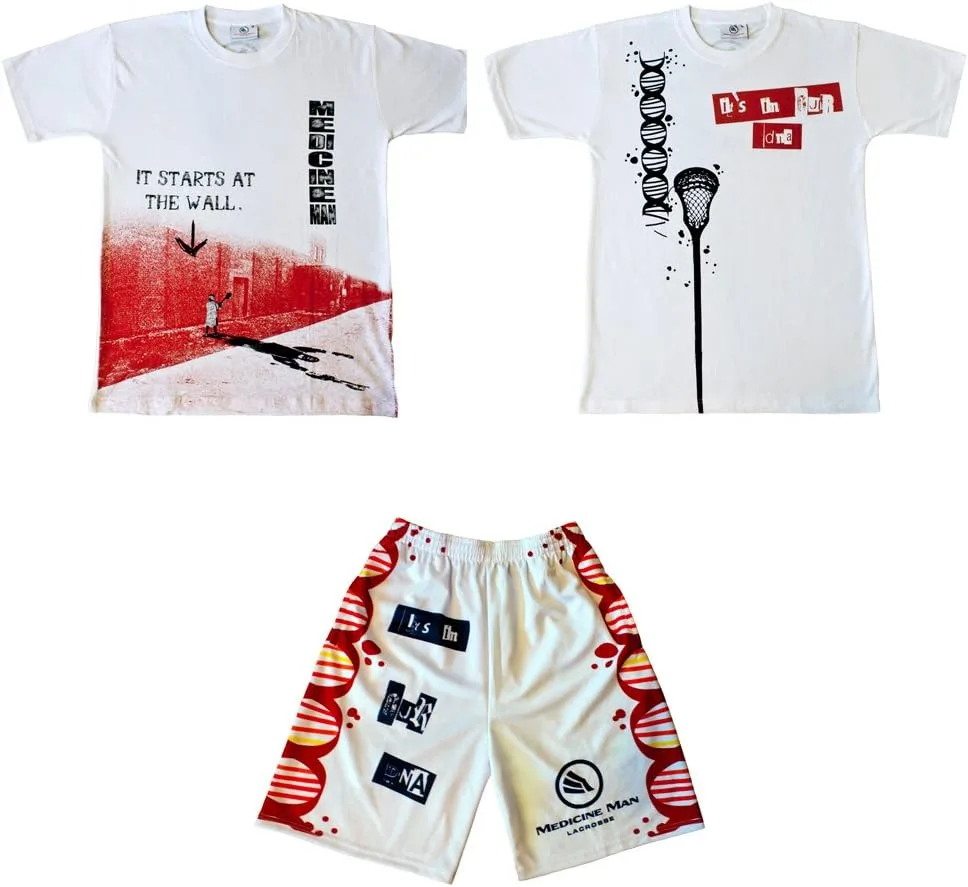 

Мужской комплект: 2 футболки и 1 шорты DNA Medicine Man Lacrosse