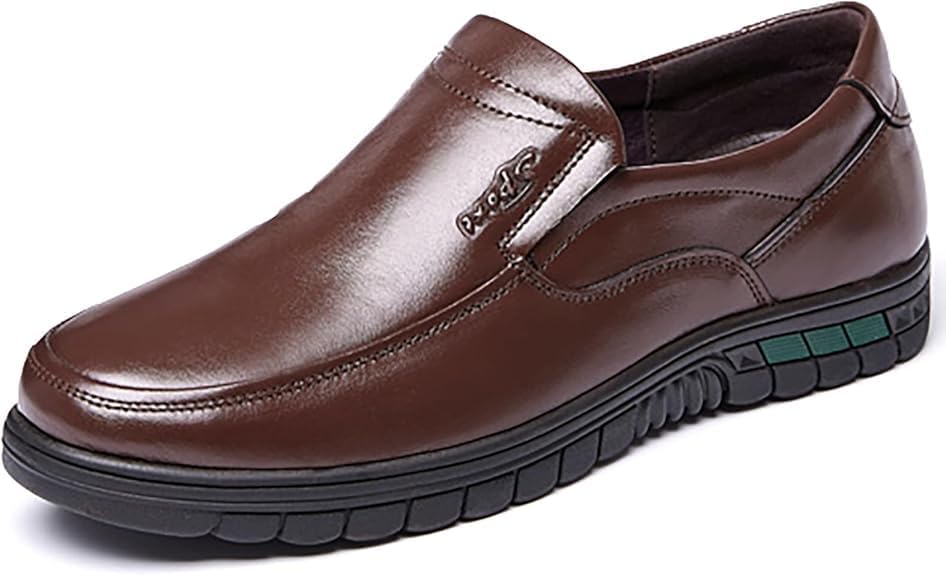 

Мужские кожаные туфли SYNTHESIS без шнурков, модные, удобные, роскошные, мягкие лоферы для джентльменов, свадьбы, бизнеса, работы, офиса, улицы, вечеринок, повседневной носки, формальные кроссовки, коричневый