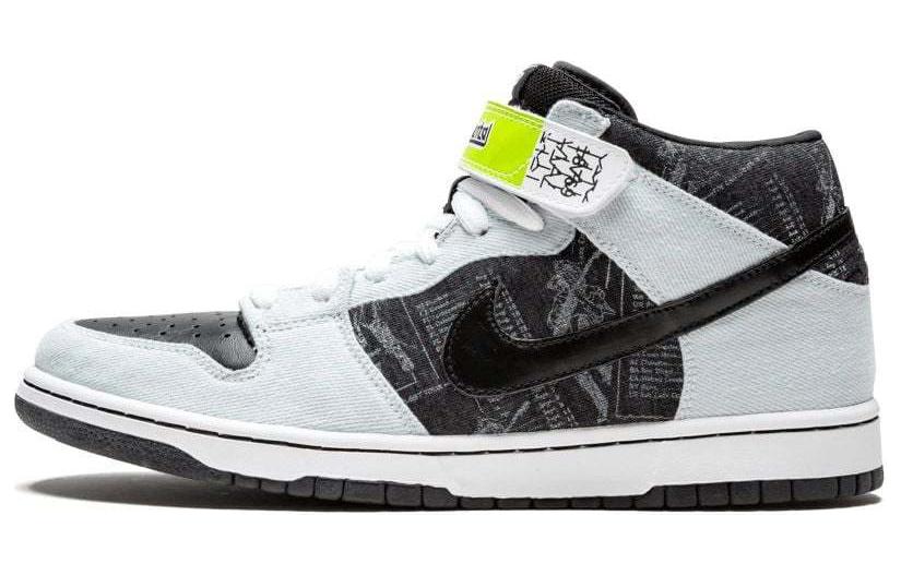 Nike Dunk Mid Heavy Mental, черно-белый