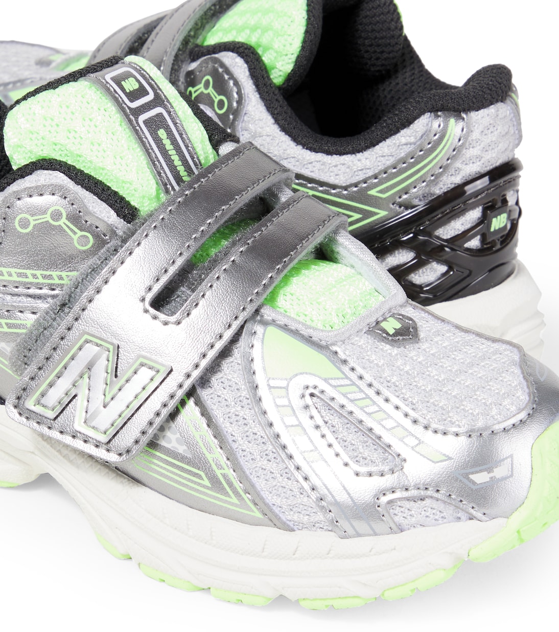 1906 Детские кроссовки New Balance Kids, Dark Silver Metallic — фото 4