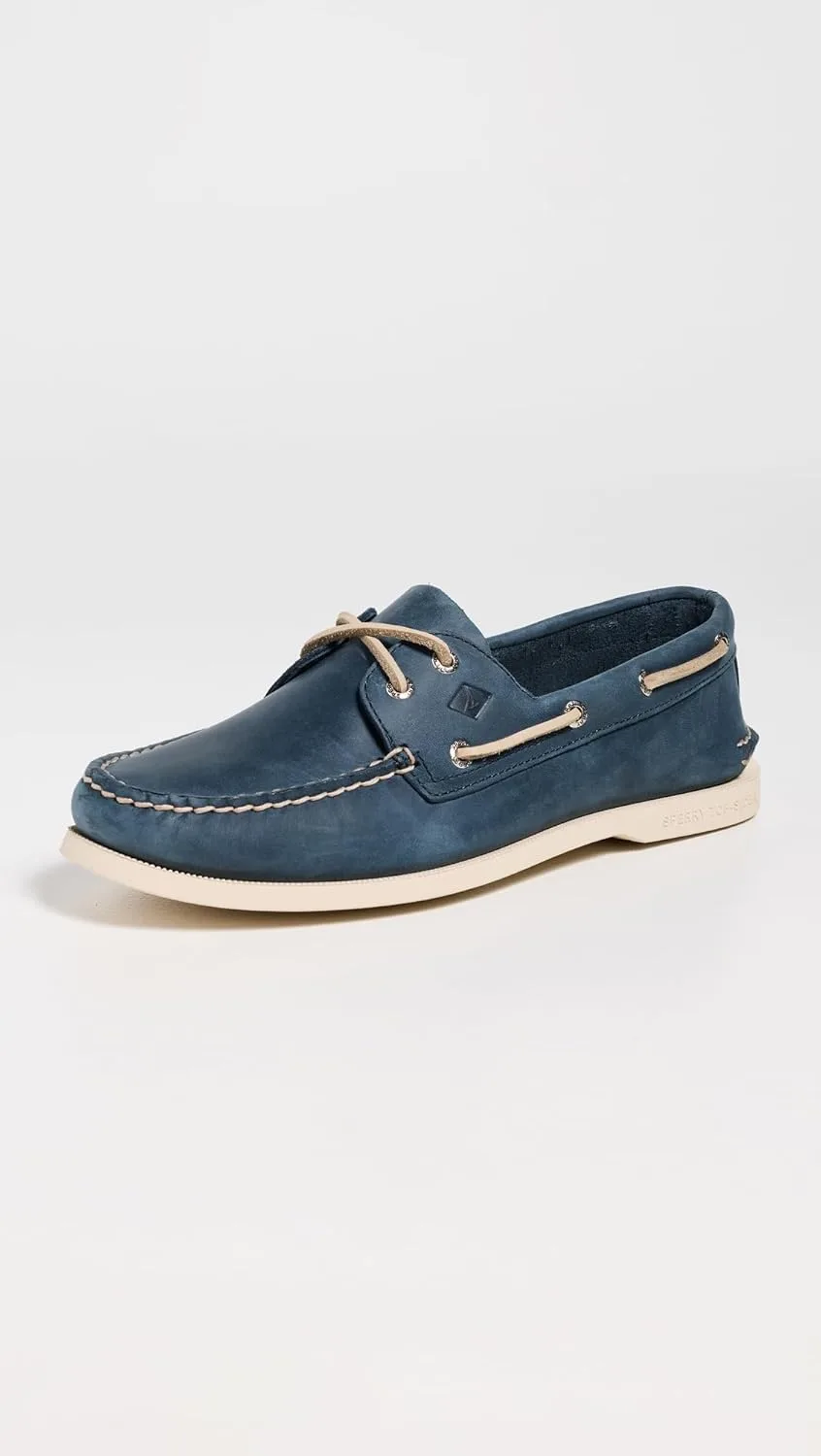 Мужские классические туфли Sperry A/O с двумя люверсами на шнуровке, темно-синие, размер EU 44 — фото 3