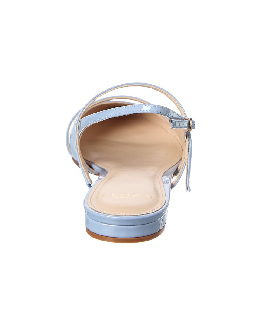 Туфли-лодочки Alexandre Birman Tita Patent Slingback Flat, синий — фото 3
