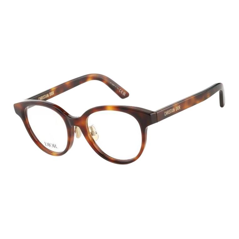 

DIOR Овальная оправа для очков в черепаховом цвете, Tortoiseshell