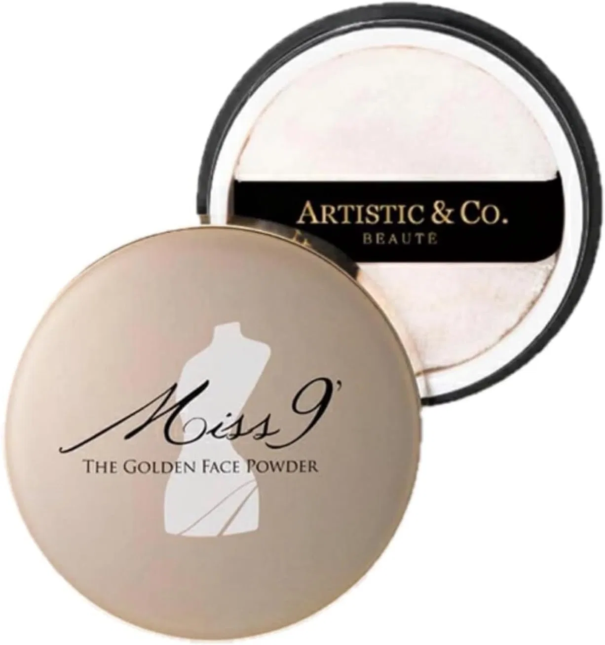Пудра рассыпчатая Miss Nine Golden Face Powder 03 Clear Beige 1 шт