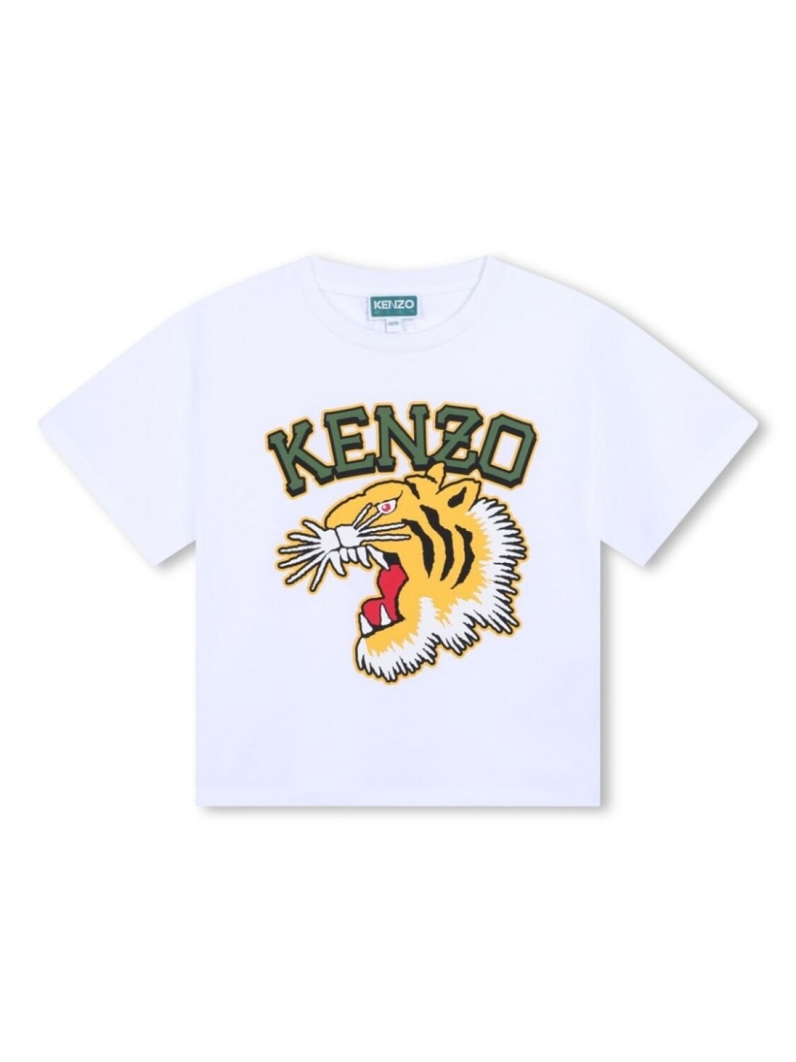 

Kenzo Kids футболка из органического хлопка с логотипом, белый