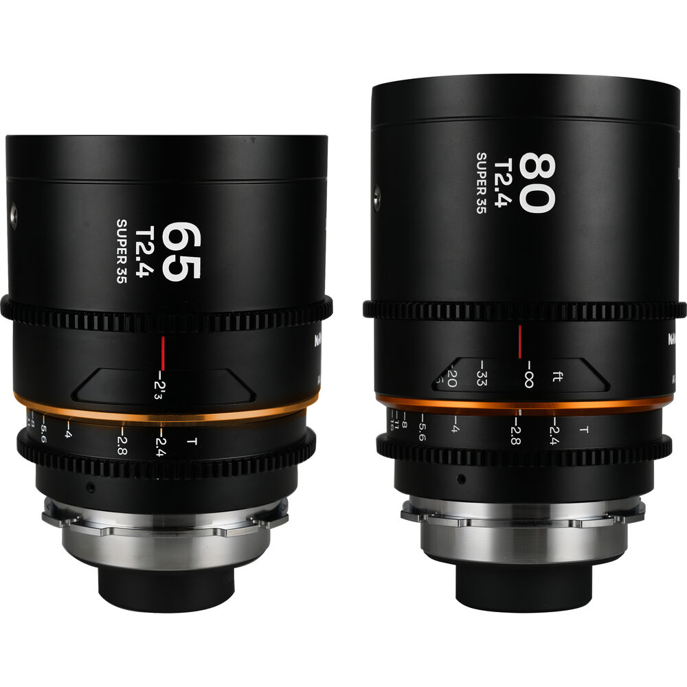 

Комплект из двух анаморфотных объективов Venus Optics Laowa Nanomorph S35 (Canon RF, Amber Flare)