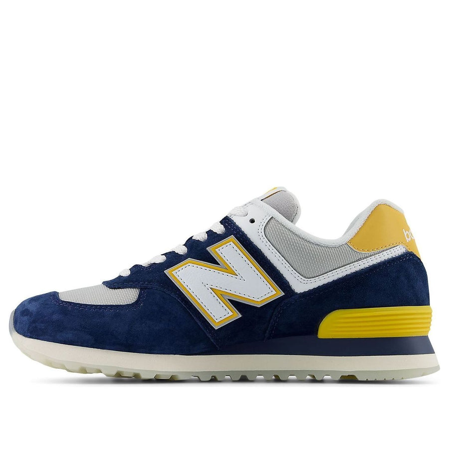 

Кроссовки New Balance 574 'Navy White Yellow', темно-синий
