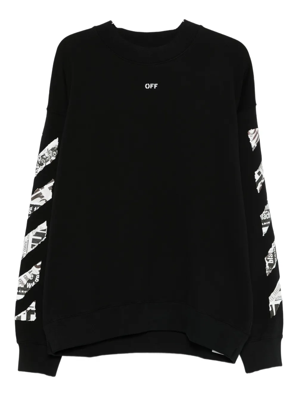 

Свитшот с принтом в виде стрелы OFF-WHITE, черный