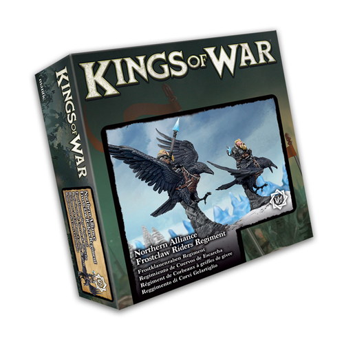

Фигурка Kings Of War Northern Alliance Frostclaw Raven Regiment