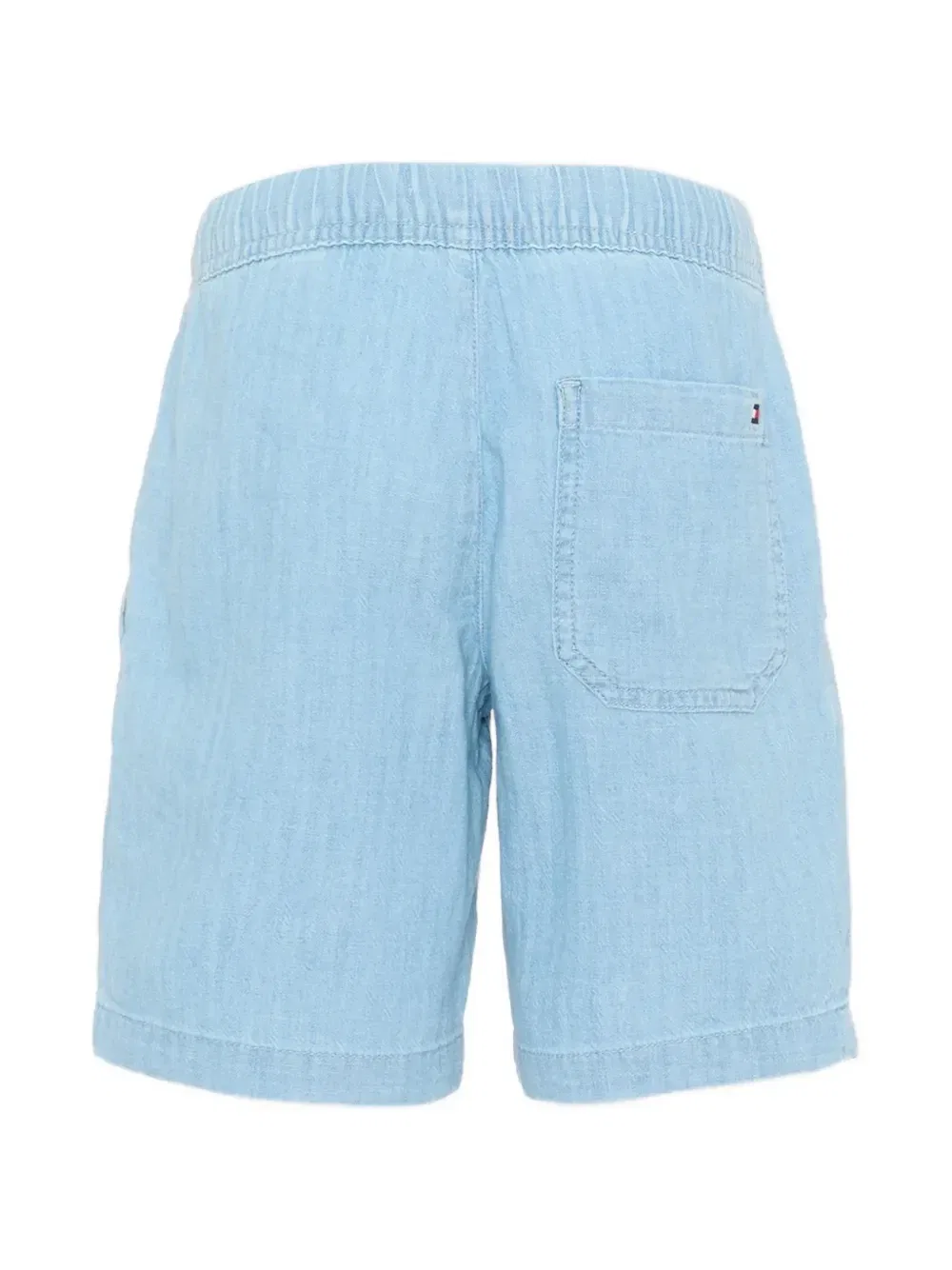 Эластичные шорты с логотипом-нашивкой Tommy Hilfiger Junior, синий — фото 2