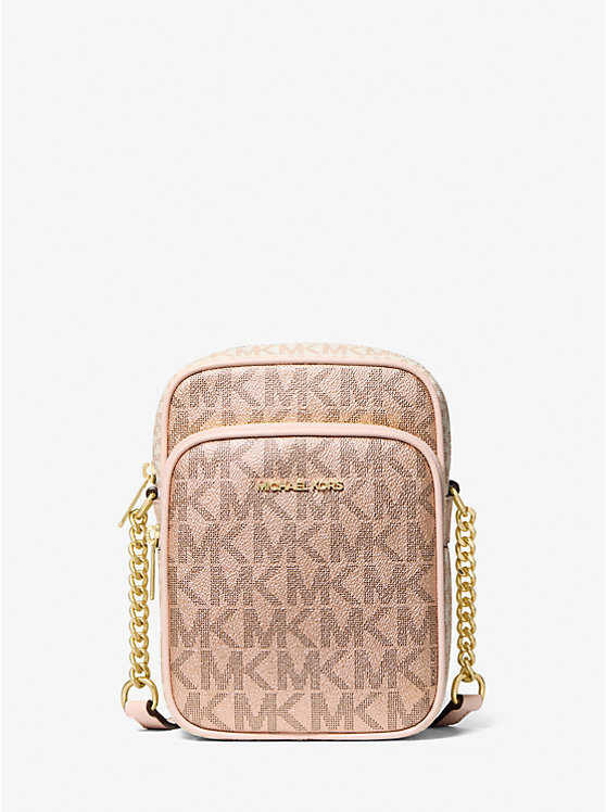 

Средняя металлическая сумка через плечо Jet Set с фирменным логотипом Michael Kors, Rs Gld Multi