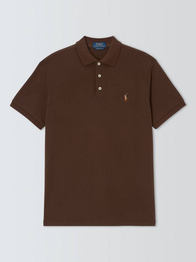 

Хлопковая поло с коротким рукавом и воротником Ralph Lauren