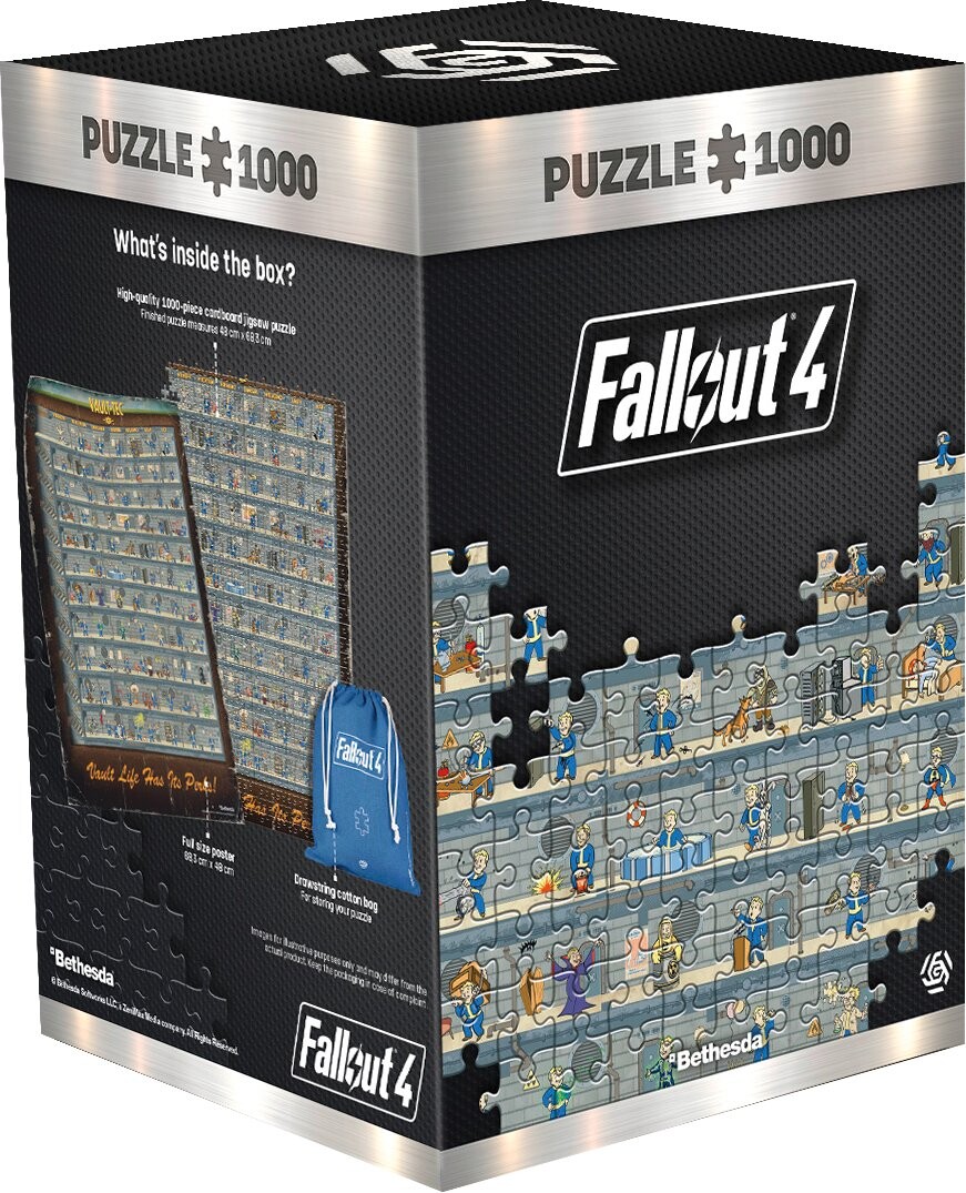 

Good Loot, пазл, постер Fallout 4 Perk, 1000 шт.