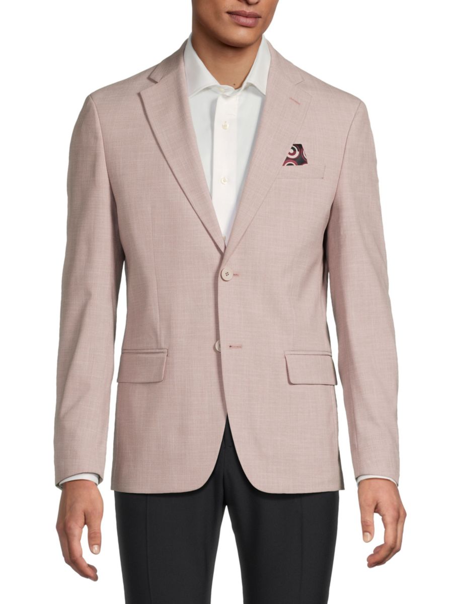 

Эластичный приталенный блейзер с двумя пуговицами Ben Sherman, цвет Rose