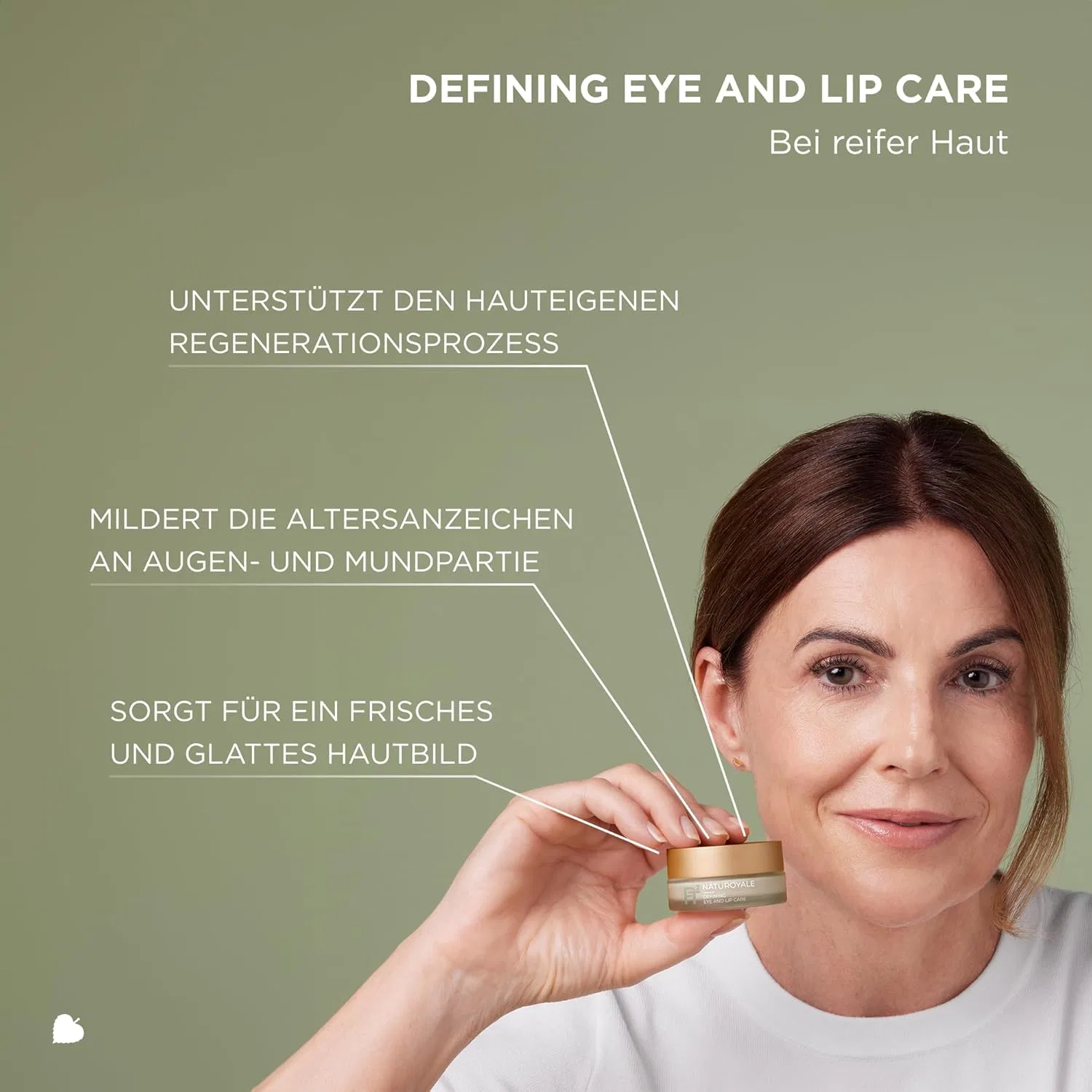 Крем для кожи вокруг глаз и губ «NatuRoyale System Biolifting Defining Eye and Lip Care» от ANNEMARIE BÖRLIND Annemarie Börlind — фото 3