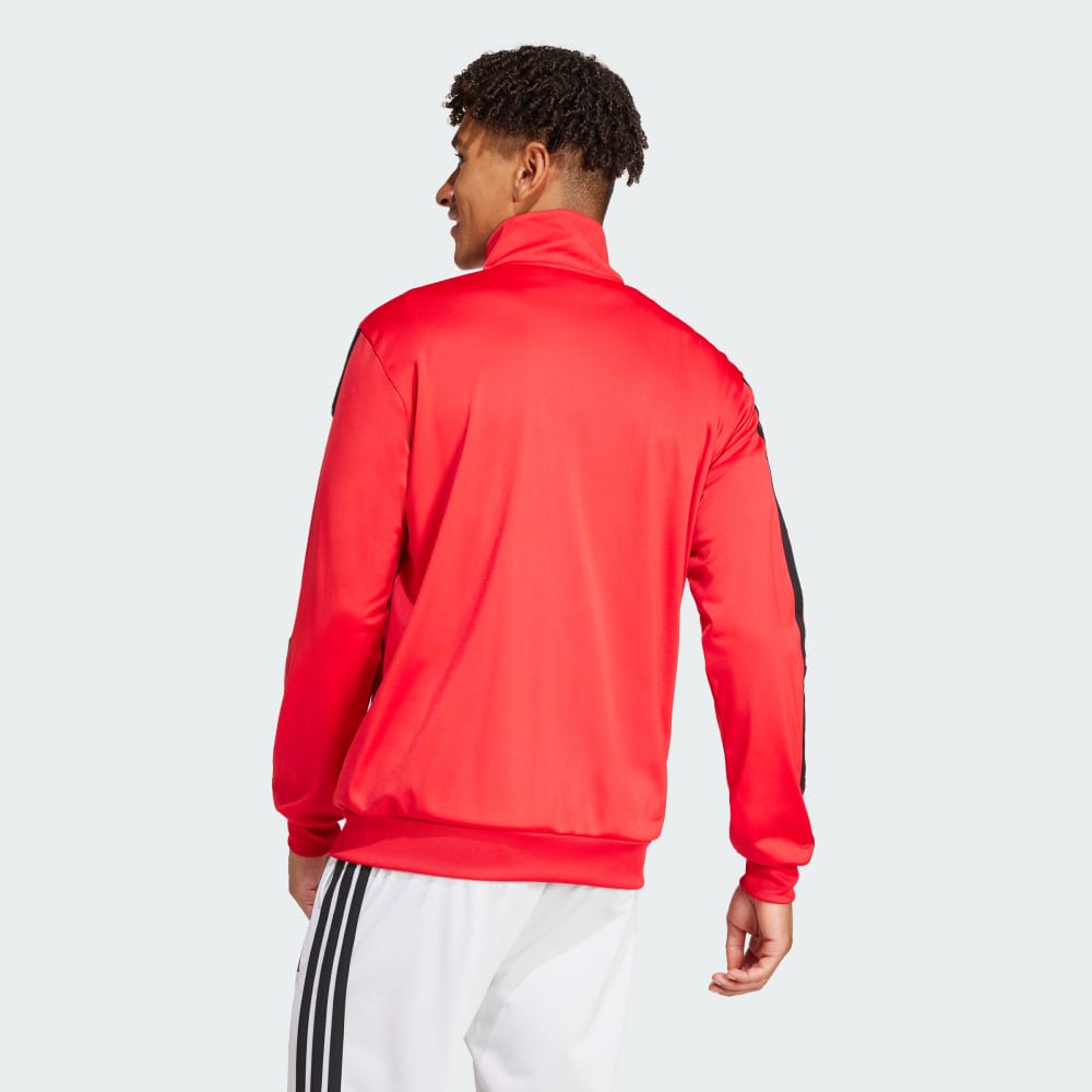 Спортивная куртка Adidas 3-Stripes Tricot Regular Track Jacket, цвет Pure Ruby — фото 3