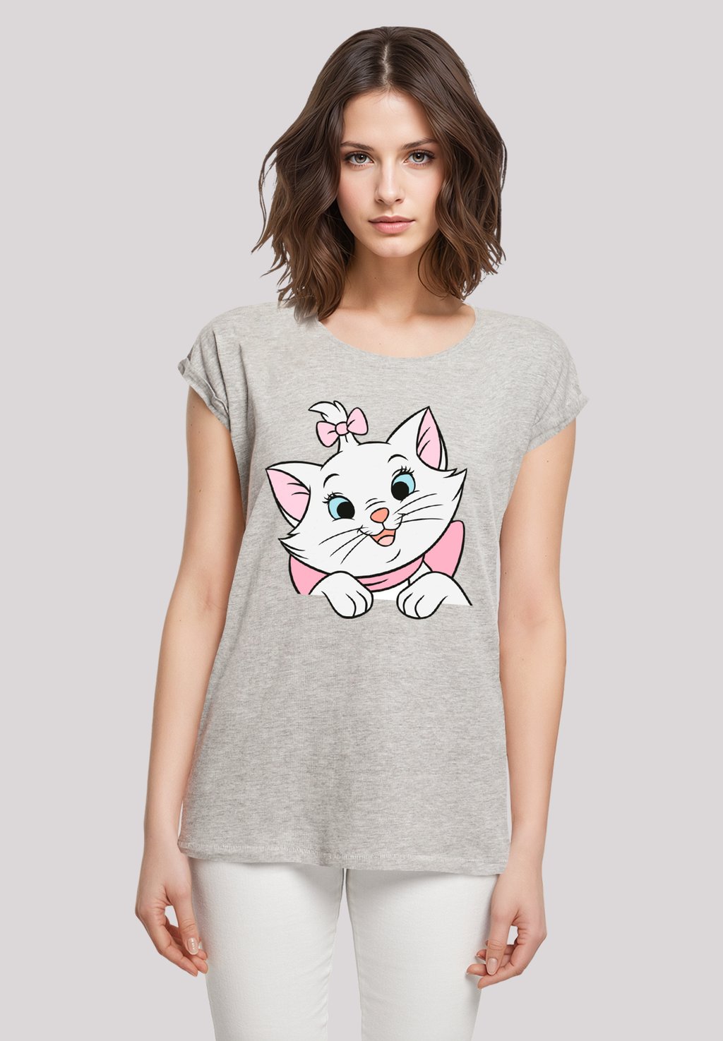 

Футболка с принтом DISNEY ARISTOCATS MARIE LOOKS F4NT4STIC, серый