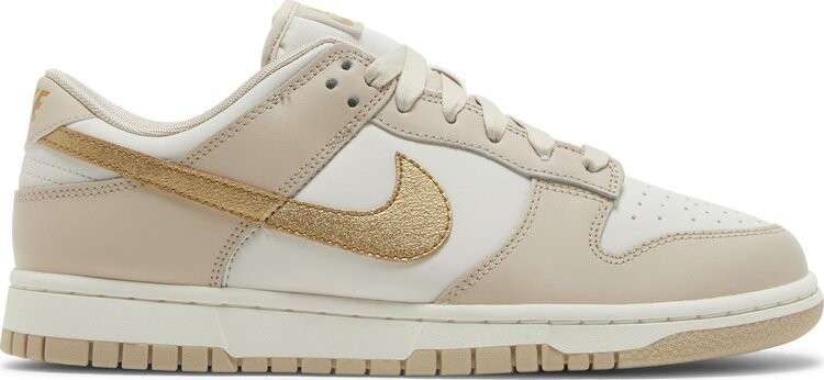 Кроссовки Wmns Dunk Low 'Gold Swoosh', белый