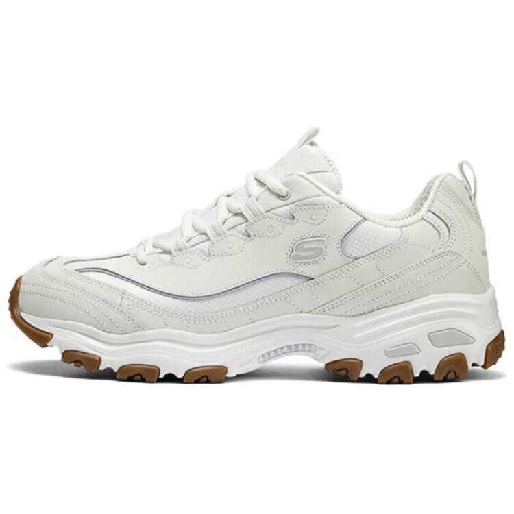 

Кроссовки Skechers D"Lites 1.0 Chunky Sneakers Men Low-top White-brown, белый