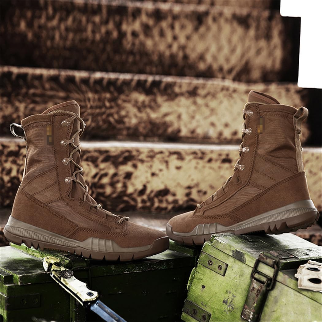High Tops Hiking Shoes, зимние противоскользящие теплые снегоступы, Outdoor Climb Trekking Shoes, тактические ботинки Generic, черный — фото 3