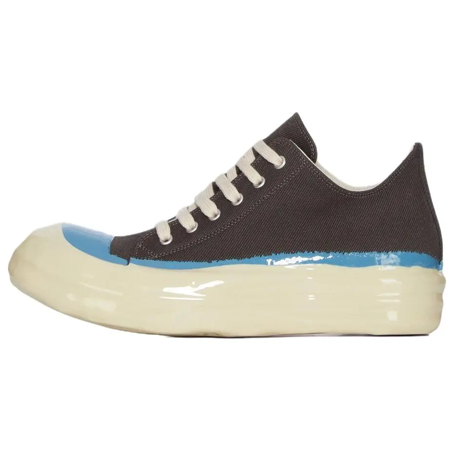 

Rick Owens Drkshdw Низкие парусиновые кеды для мужчин, цвет янтарный