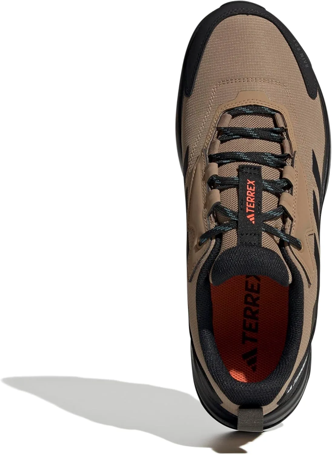 Мужские походные кроссовки Adidas Terrex Anylander Rain.rdy, черный/оливковый — фото 3