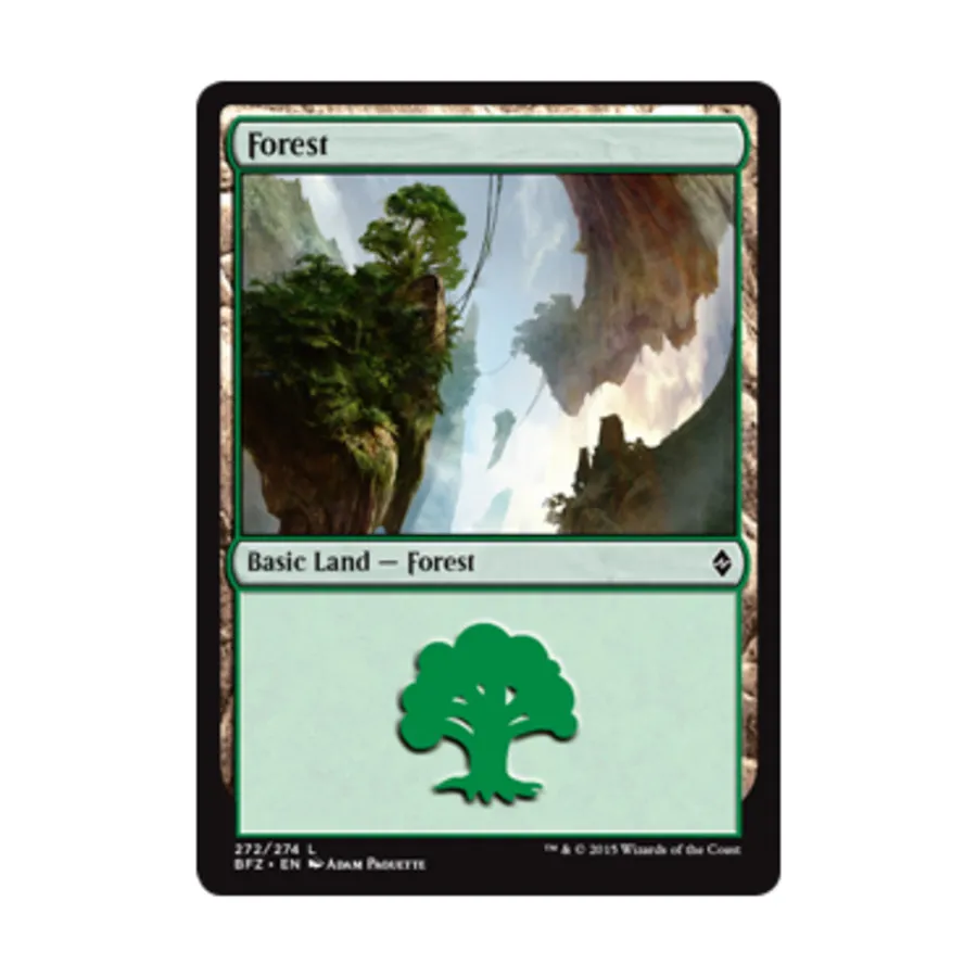 

CCG Лес #272 (С), MTG - Battle for Zendikar