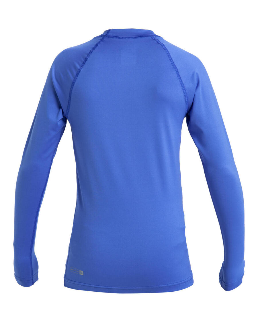QUIKSILVER Футболка для серфинга с длинными рукавами и защитой от ультрафиолета UPF 50 на каждый день Blue Boy — фото 2