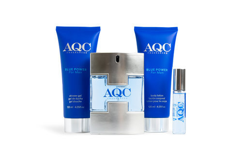 Элегантный подарочный набор косметики для мужчин Blue Power For Men Aqc inna — фото 2