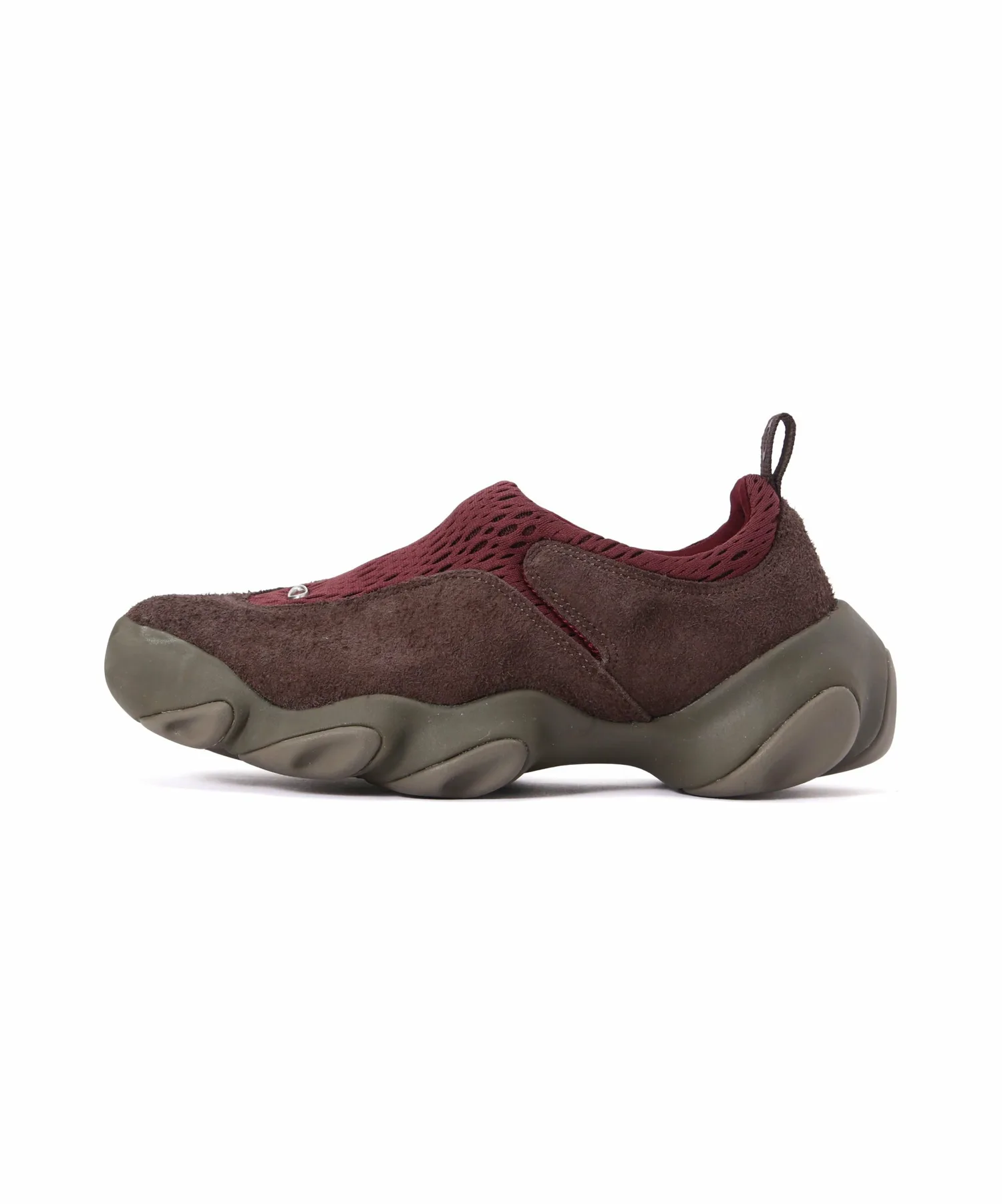 Кроссовки Oakley Factory Team Hairy Suede Flesh Beaver, Burgundy 5 — фото 3