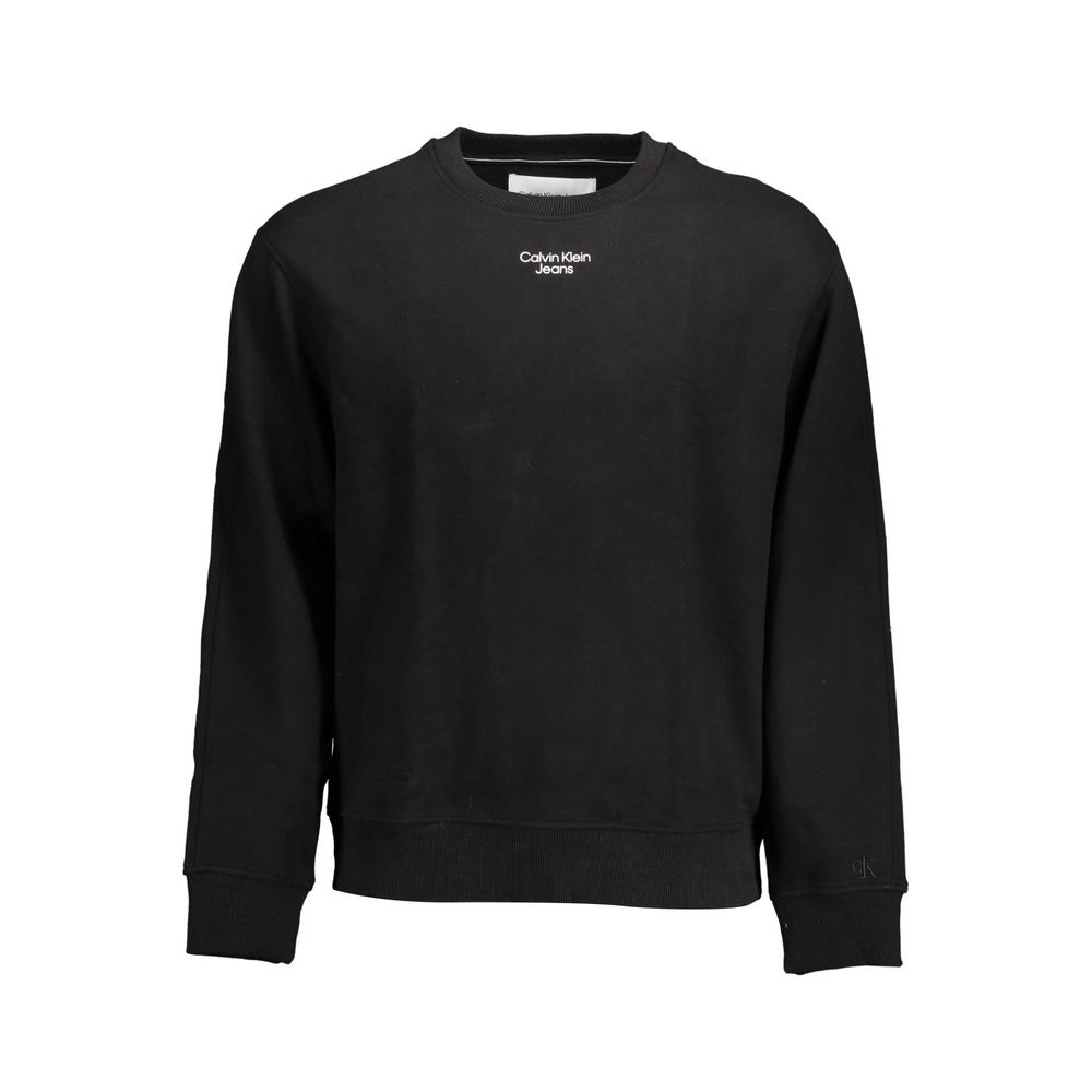 

Черный хлопковый мужской свитер Calvin Klein, Black