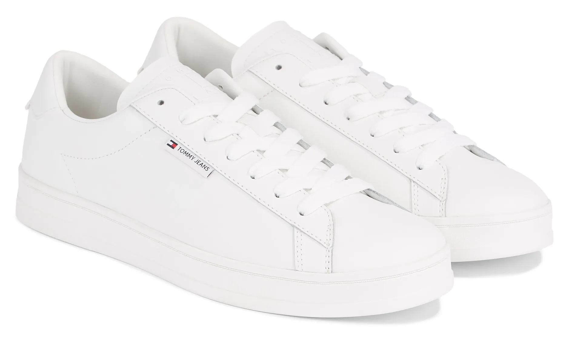 

Кроссовки Tommy Jeans "TJM LEATHER LOW CUPSOLE", Ecru