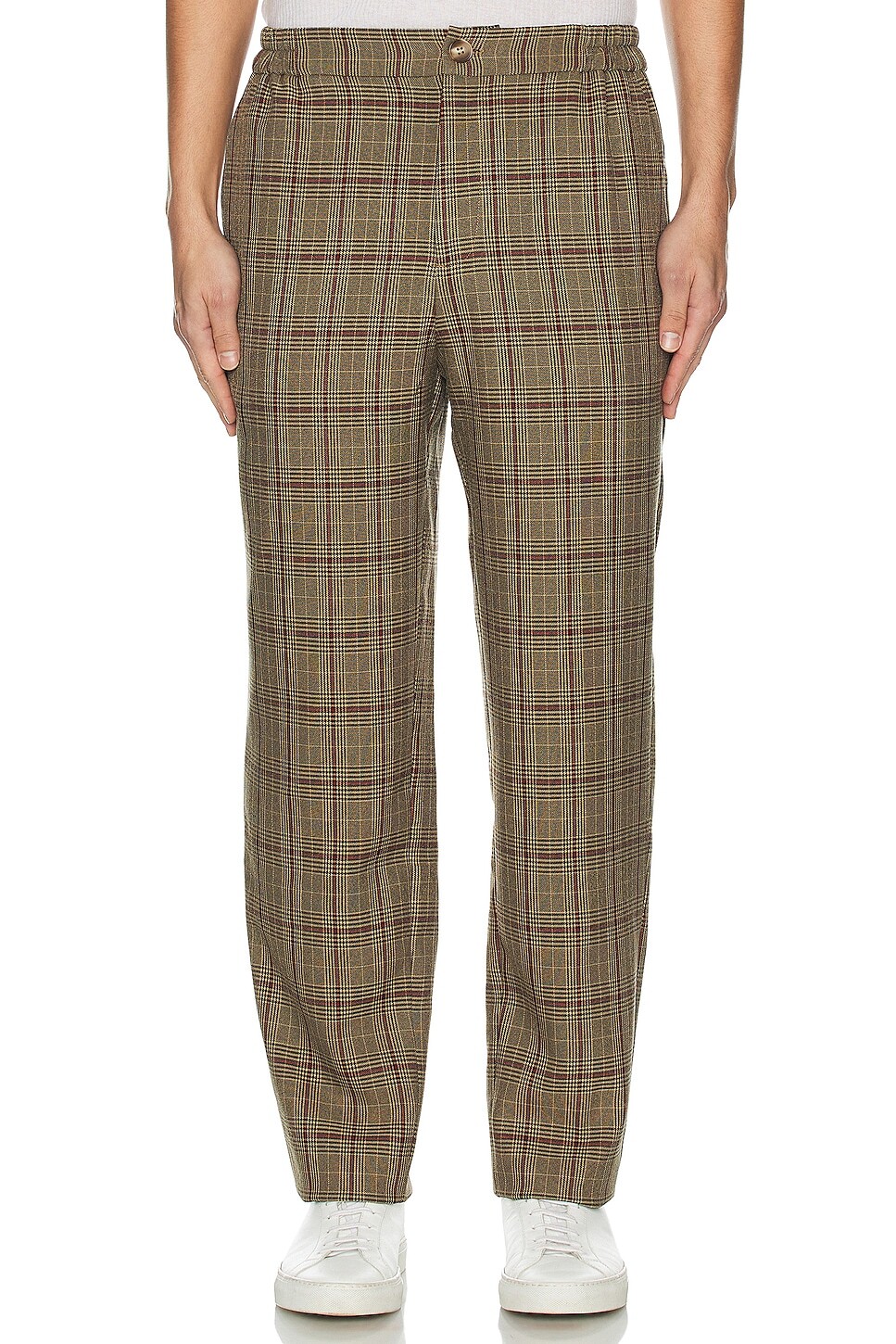 

Брюки WAO Plaid Trouser, цвет brown & black