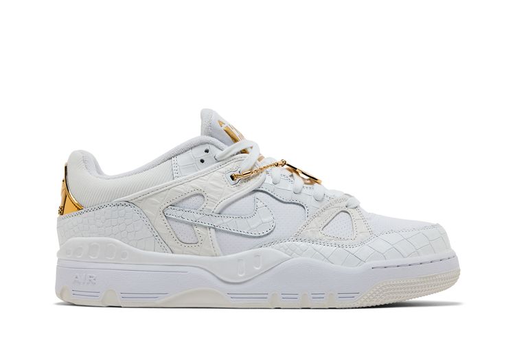 

Кроссовки Nigo x Air Force 3 Low 'White Metallic Gold', белый