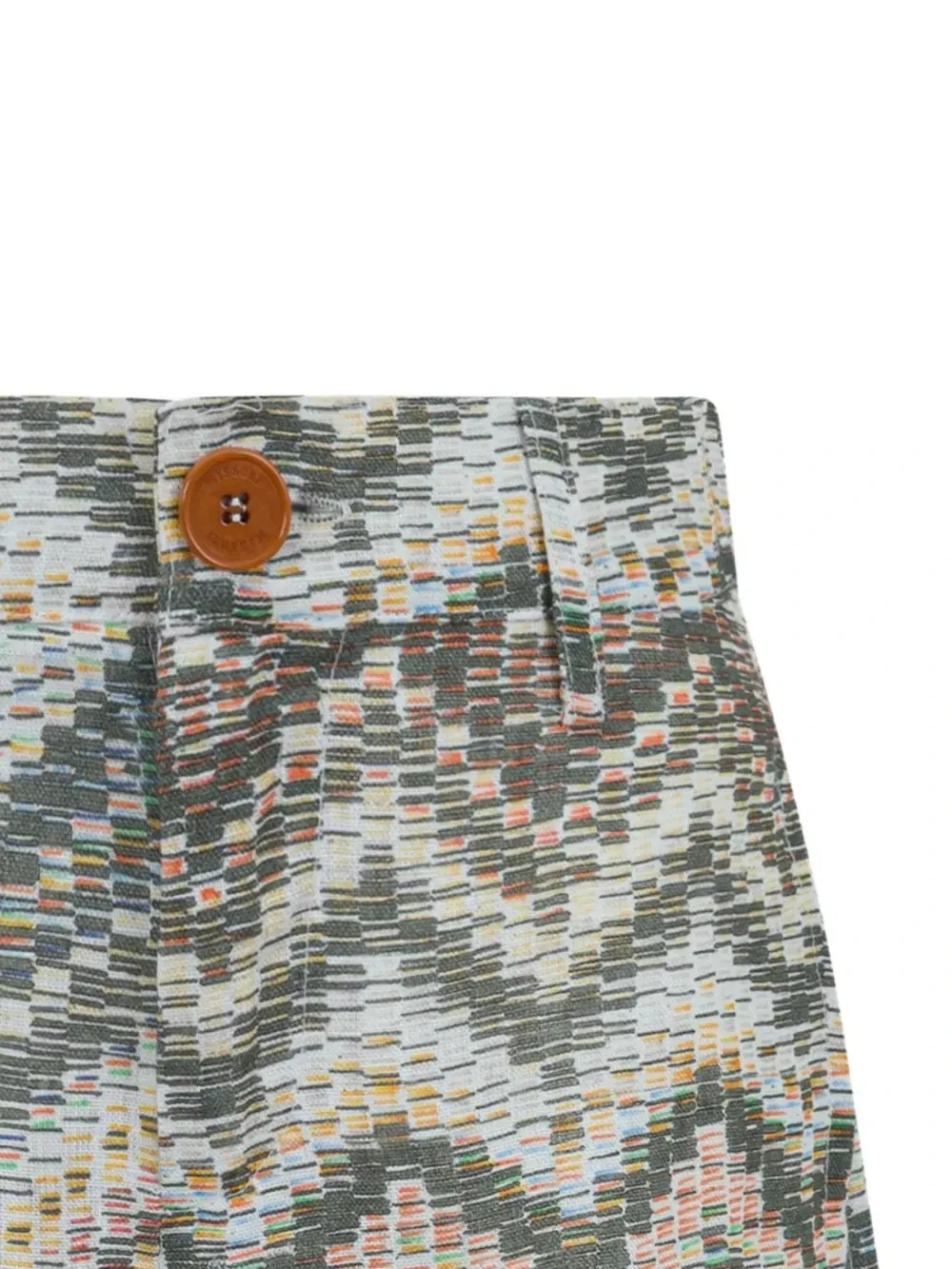 Шорты с узором зигзаг Missoni Kids, серый — фото 2
