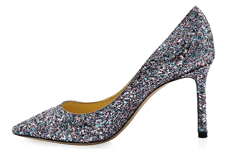 ROMY Slim Heel Высокие каблуки 8,5 см Женские Сине-серые Jimmy Choo — фото 2