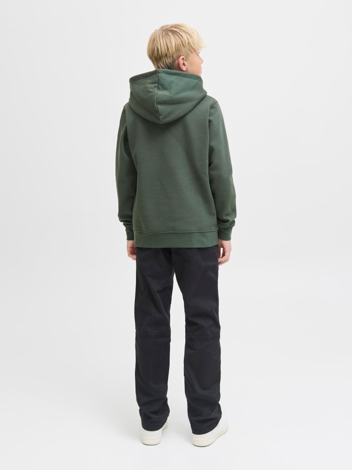 JACK & JONES Junior Брюки свободного кроя черного цвета — фото 4